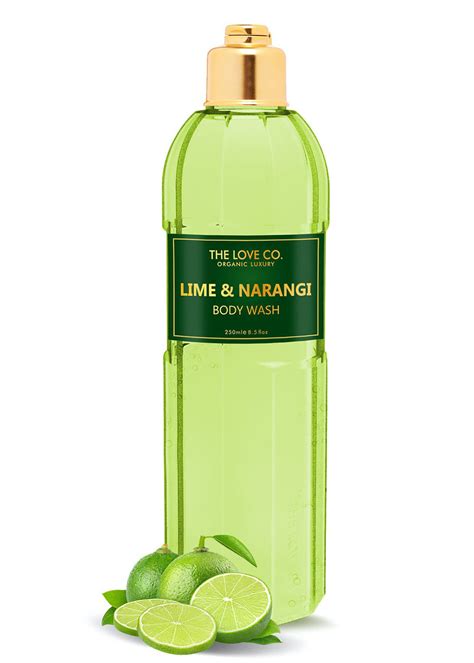 Get Lime & Narangi Bath & Body Shower Gel 300Ml, Body Wash With Loofah ...