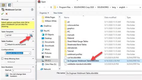 Rezultat imagine pentru Create a Table Template SolidWorks