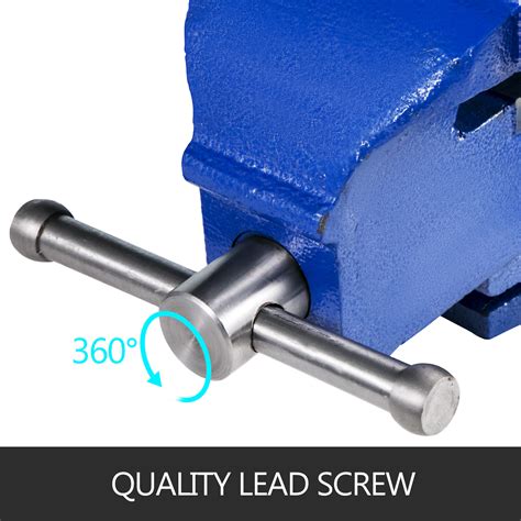 6'' Bench Vise 60lbs Light Duty Kn29 360 Swivel Multipurpose Clamping ...