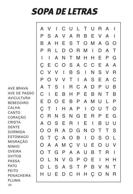 Veja os detalhes da imagem relacionada. sopa de letras