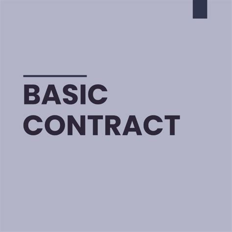 Image result for Basic Contract Template