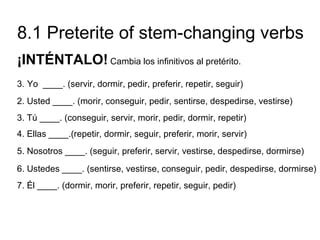 Servir Conjugation Chart
