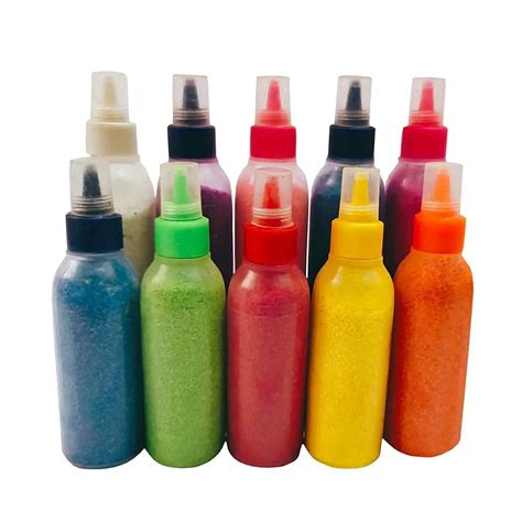 Buy Perpetual Rangoli Colors Powder Bottles for Floor Decorations ...