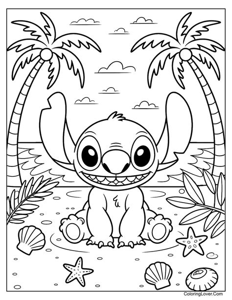 54 Stitch Coloring Pages (Free Printables for All Ages) in 2025 ...