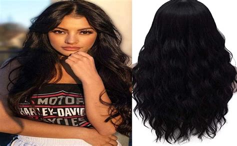 Akashkrishna Long Curly Synthetic Hair Wig For Women | Full Head ...
