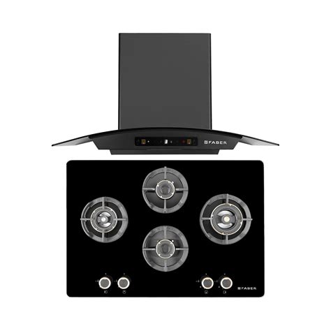 Faber 75 cm Wall Mounted Chimney Zeal Series HOOD ZEAL BLDC HC SC FL BK ...