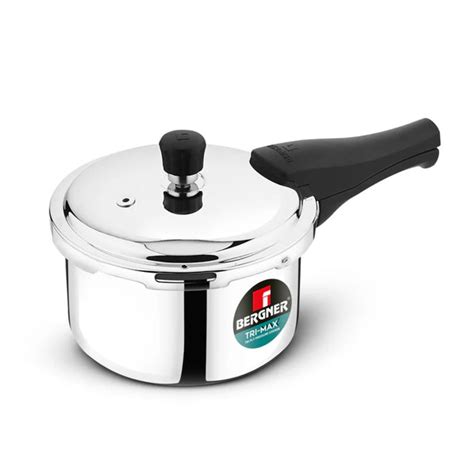 Bergner Trimax Triply Stainless Steel Pressure Cooker 2 L – Chera Home ...