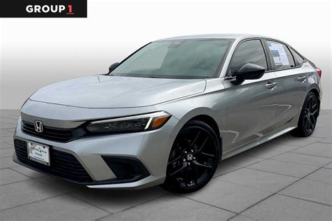 Certified Pre-Owned 2022 Honda Civic Sport 4dr Car in Kingwood #NH596185 | Sterling McCall Honda