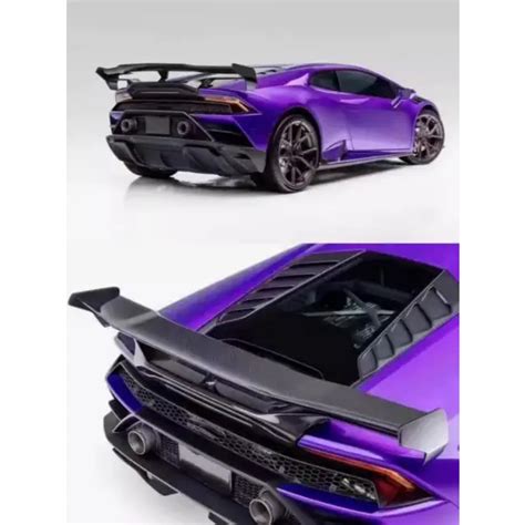 Carbon Fiber Tail Wing for Lamborghini Huracan LP580 LP610 EVO Modifie ...