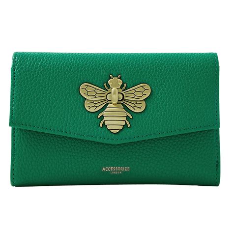 Buy Green Britney Bee Wallet Online - Accessorize India