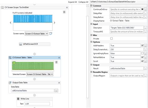 CV Extract Table Example 的图像结果