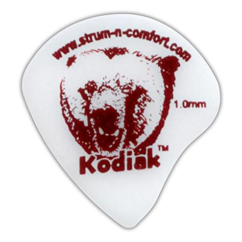 Strum-N-Comfort SNC-K/H/6 Kodiak 1.0mm Heavy Delrin Polymer Flat Picks ...