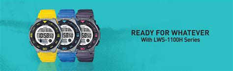 Casio Digital White Dial Men's Watch-LWS-1100H-8AVDF (A1721) : Amazon ...