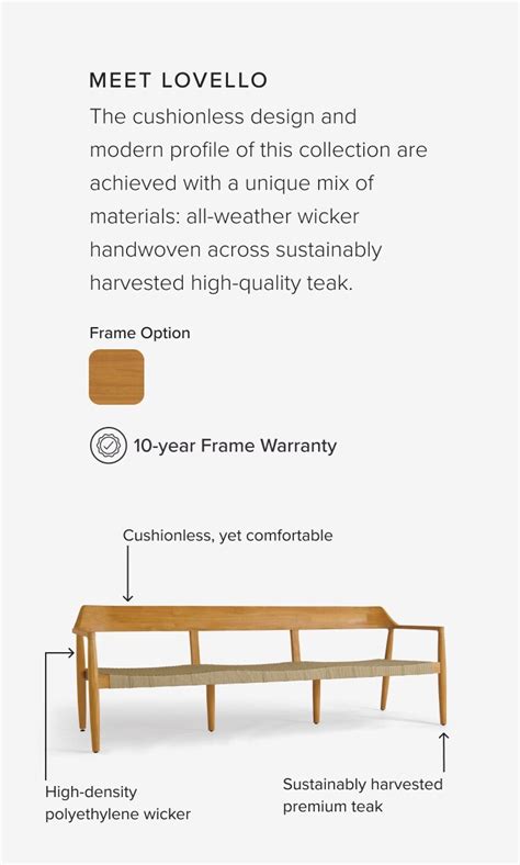 Lovello Teak Collection | Frontgate
