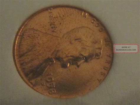 1c91 1958 D Lincoln One Cent Coin Uncirculated Estate Money Collectable