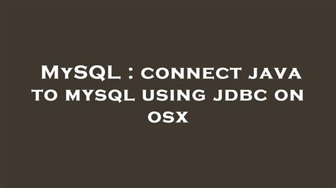 JDBC Connection with MySQL 的图像结果