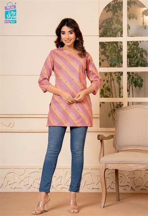 Mcm Kashvi Vol 2 Lawn Cotton Short Kurti Collection