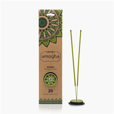 Buy IRIS Amogha 20Pcs Myrrh Incense Stick Set from Iris at just INR 100.0