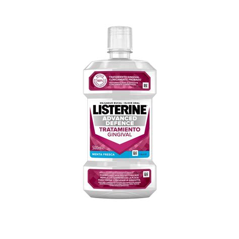 Buy Listerine Advanced Defence Gum Treatment Mouthwash 500ml (16.9 fl ...