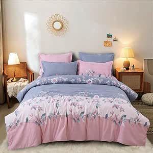 Kesar Enterprises Polycotton Printed 120 TC Comforter & Bedsheet Double ...