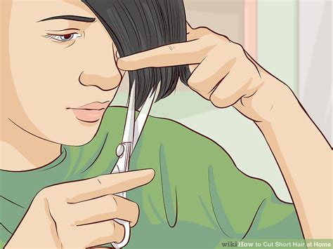 Image result for Tutorial Cut Own Hair Short
