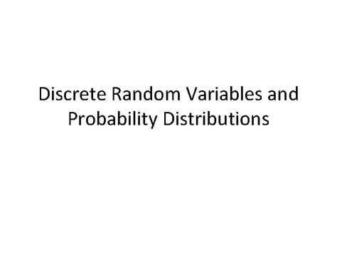 Functions of Discrete Random Variables and Their Distributions 的图像结果