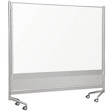BEST-RITE, 73 in Overall Ht, 76 in Overall Wd, Dry Erase Room Divider ...