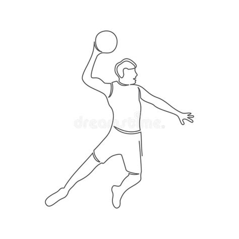 Basketball Line Drawing 的图像结果