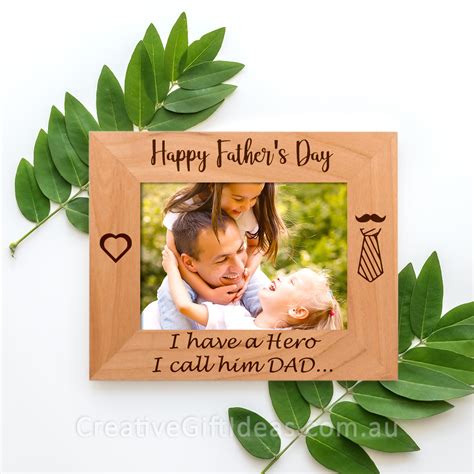 Personalised Happy Father's Day Photo Frame - Creative Gift Ideas
