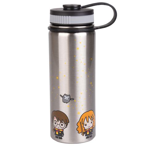 Buy Harry Potter Stainless Steel Water Bottle - Steel with With Harry ...