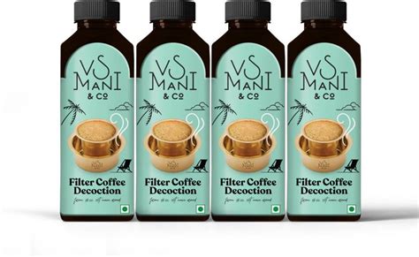 VS MANI & CO. Liquid Instant Filter Coffee Decoction- Strong & Aromatic ...