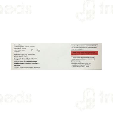 Fungikul 100 Mg Capsule 10 - Uses, Side Effects, Dosage, Price | Truemeds