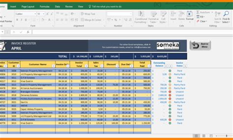 Image result for Invoice Tracking Spreadsheet Template