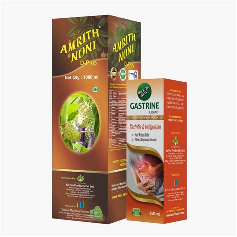 Buy Amrith Noni D Plus 1000ml & Amrith Noni Gastrine 150ml Online at ...