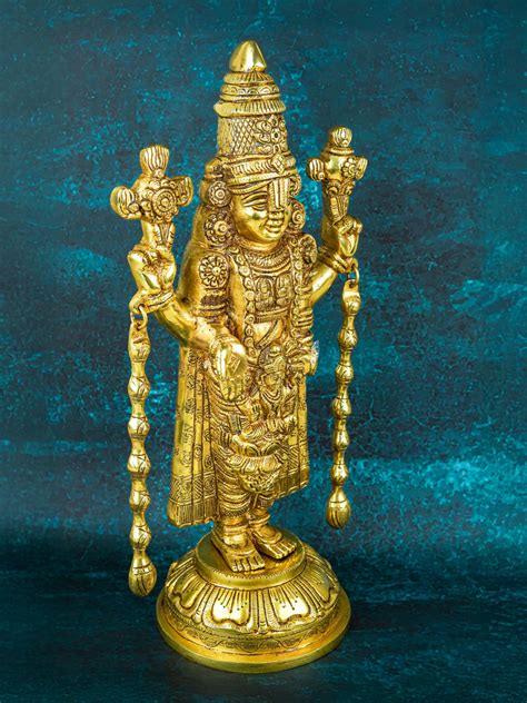 Brass Tirupathi Balaji Idol - 16 inch - WL5657 – BLiS