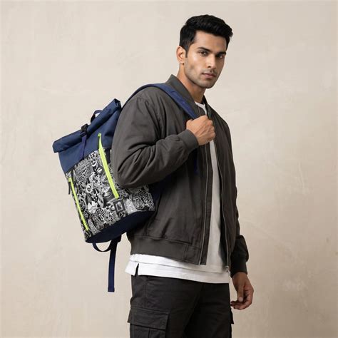 Lifafa - Backpack (Navy Neela) – Dedh-Shana