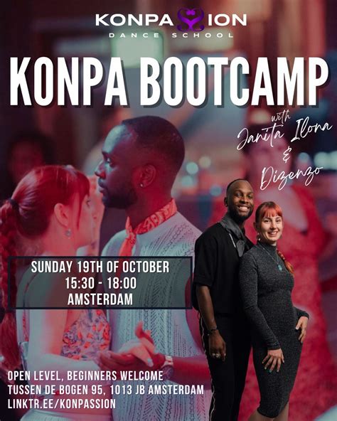 Amsterdam Konpa Bootcamp with Janita Ilona & Dizenzo, Tussen de Bogen ...