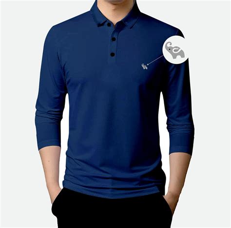 Collared Long Sleeve T-Shirt – Privi Fashion