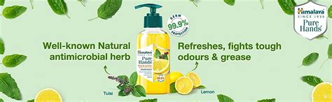 Himalaya Pure Hands Tulsi & Lemon Hand Wash 250 ml | KillS 99.9% Of ...