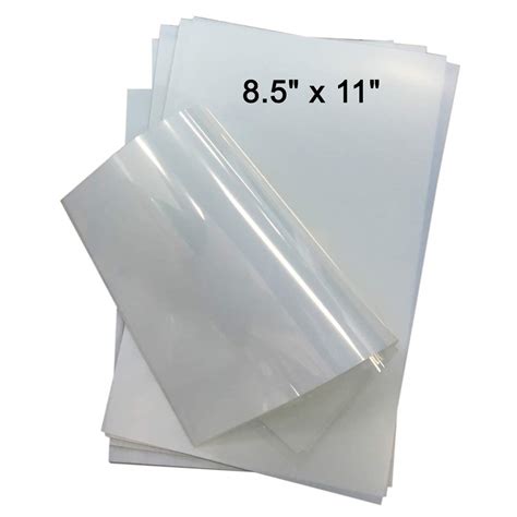 Waterproof Inkjet Milky Transparency Film 8.5" x 11" - 50 Sheets/Pack ...