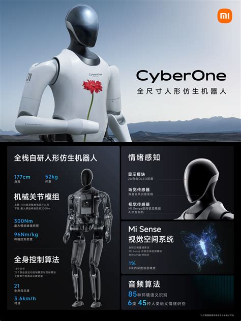 小米雷军展示全尺寸人形仿生机器人CyberOne_天天基金网