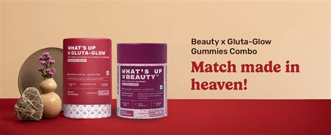 What's Up Wellness Beauty & Gluta-Glow Combo. Biotin Gummy For Strong ...
