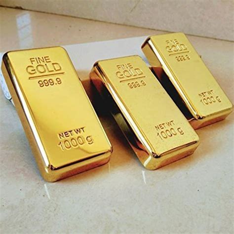 Gold Bar Paperweight for Office Table Showpiece | Get up to 60%