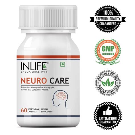 Inlife Neuro Care Herbal Capsule 500mg (60 Veg Capsules) - Cureka ...