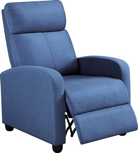 Amazon.com: Topeakmart Fabric Recliner Sofa Push Back Recliner Chair ...