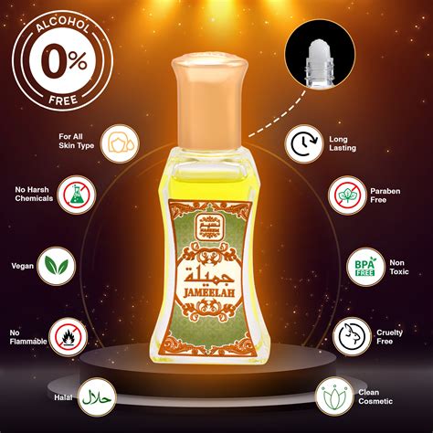 Buy Jameelah Perfume Oil Non Alcoholic Fruity Floral Musk Women ...
