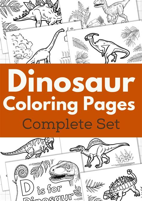 Dinosaur Coloring Pages Printable [2025]