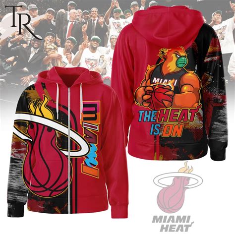 Miami The Heat Is On Miami Heat Hoodie - Torunstyle