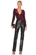 Free People Magic Hour Bodysuit in Midnight Combo | REVOLVE