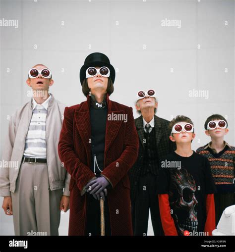 CHARLIE AND THE CHOCOLATE FACTORY ADAM GODLEY as Mr Teavee, JOHNNY DEPP ...